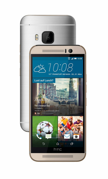 HTC One M9 4G 32ГБ Золотой, Cеребряный