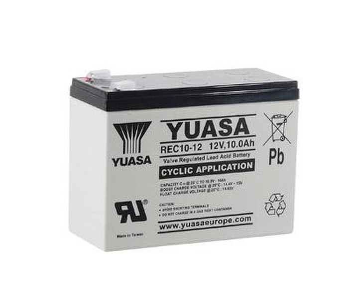 Yuasa REC10-12 Valve Regulated Lead Acid (VRLA) 10000mAh 12V rechargeable battery