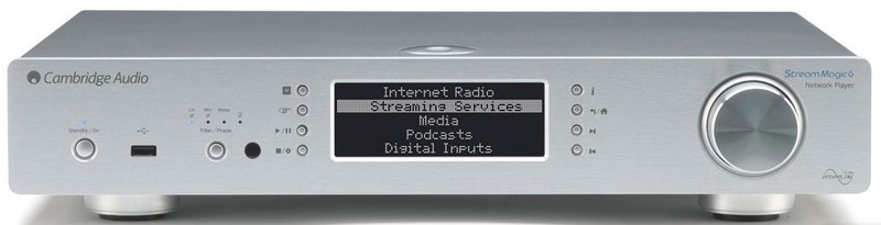 Cambridge Audio Stream Magic 6 V2 Подключение Ethernet Wi-Fi Cеребряный цифровой аудиостриммер