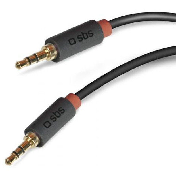 SBS TECABLE35KR 1.5m 3.5mm 3.5mm Schwarz Audio-Kabel