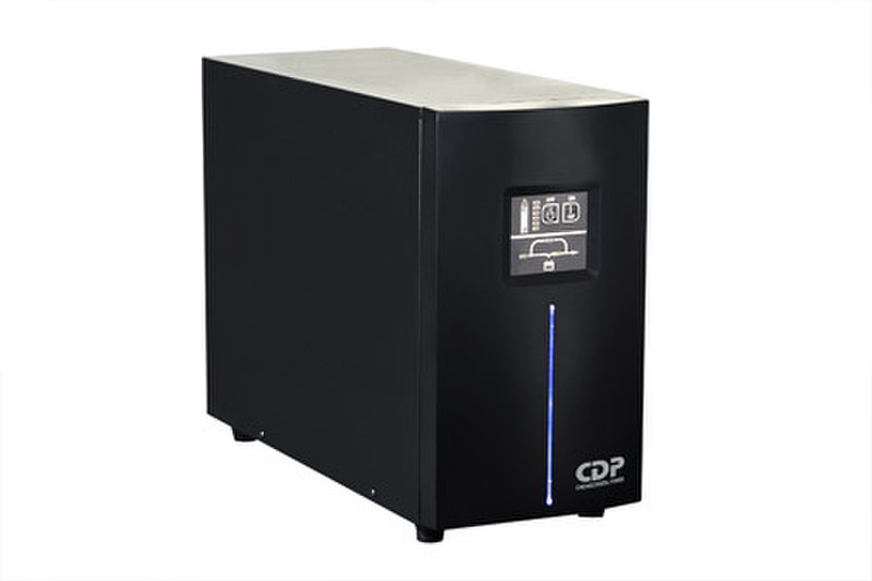 CDP UPO11-2 Doppelwandler (Online) 2000VA 10AC outlet(s) Mini tower Schwarz Unterbrechungsfreie Stromversorgung (UPS)