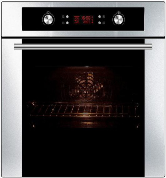 Exquisit EBE 70 Elektro 70l A Schwarz, Edelstahl Backofen