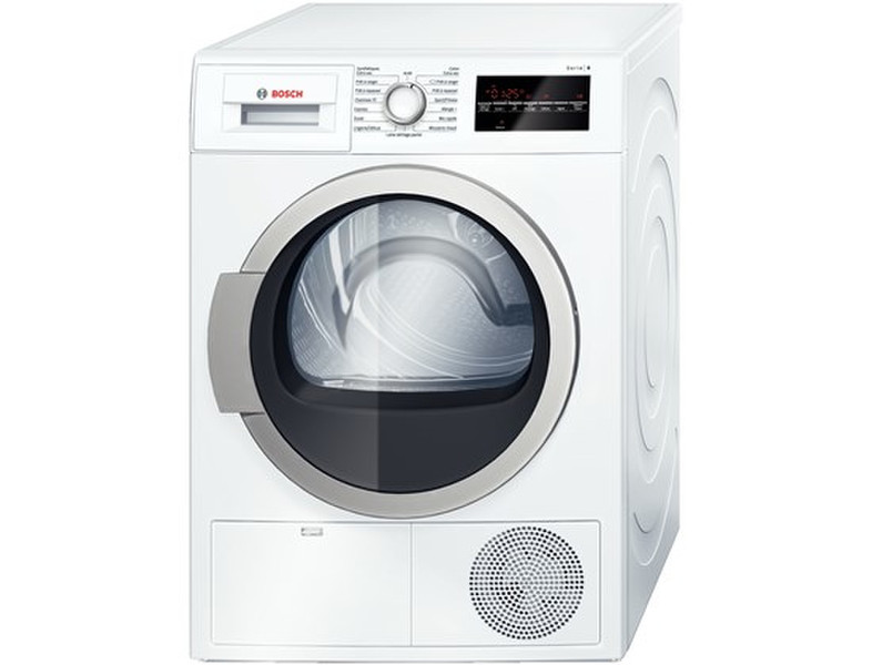 Bosch WTG86400FF freestanding Front-load 9kg B White tumble dryer