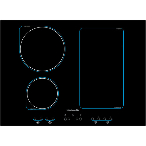 KitchenAid KHIS 7004 built-in Induction Black hob