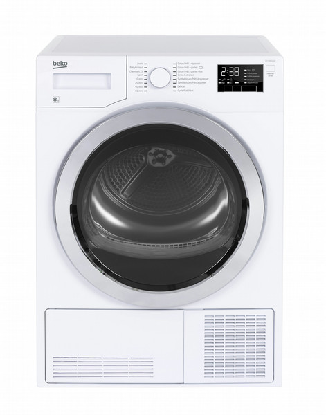 Beko DCU9302X Отдельностоящий Фронтальная загрузка 9кг B Белый сушилка для белья