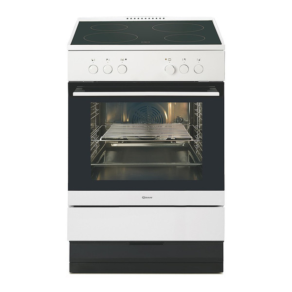 Gram EKI 6610-90 Freestanding Induction hob A White cooker