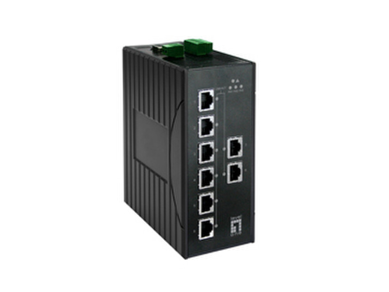LevelOne IES-0880 Управляемый L2 Gigabit Ethernet (10/100/1000) Черный