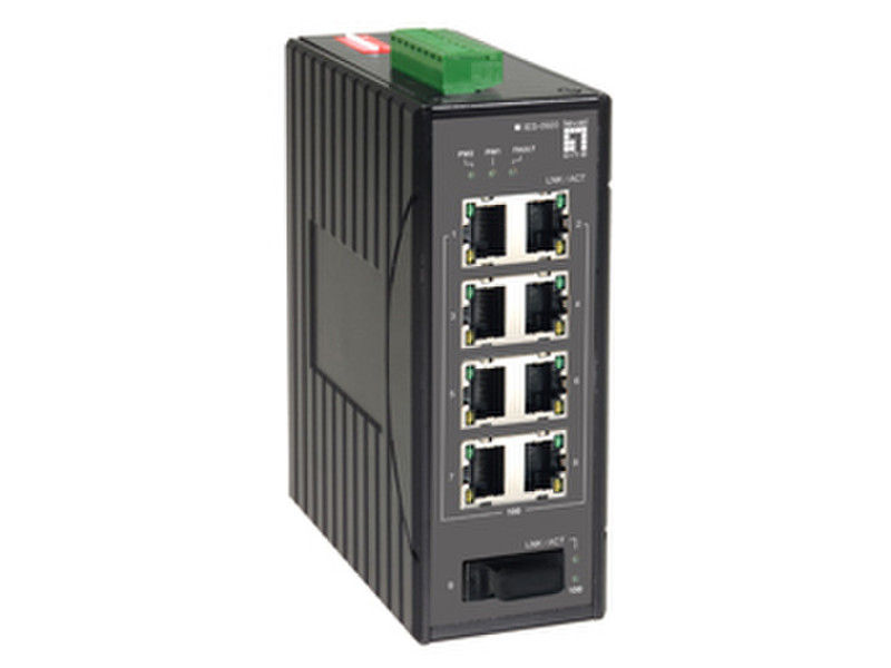 LevelOne IES-0920 ungemanaged L2 Fast Ethernet (10/100) Schwarz
