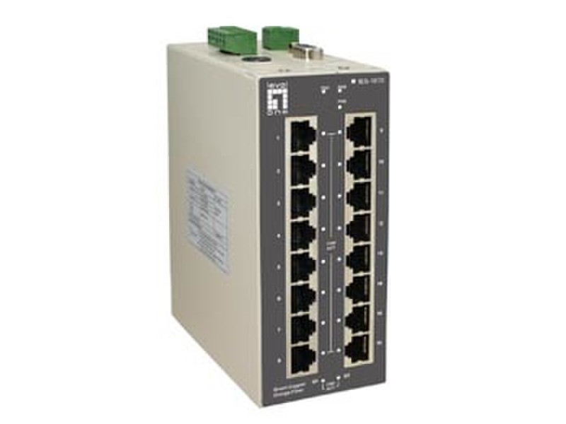 LevelOne IES-1870 Управляемый L2 Fast Ethernet (10/100) Черный