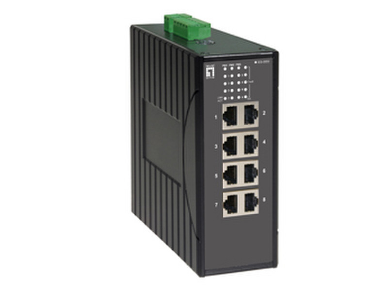 LevelOne IES-0830 Неуправляемый L2 Fast Ethernet (10/100) Черный