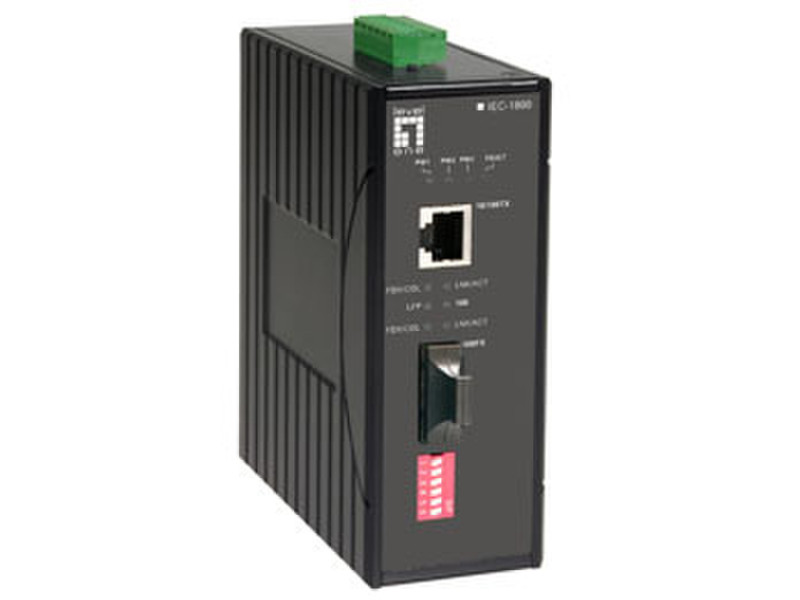 LevelOne IEC-1800 100Mbit/s Multi-Modus Schwarz