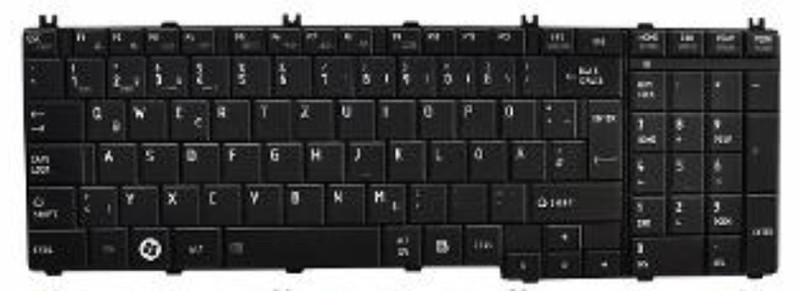 Toshiba P000526730 Keyboard notebook spare part