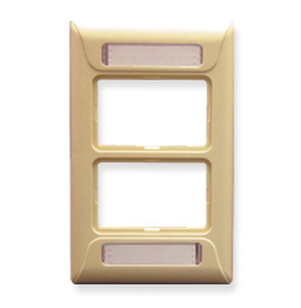 ICC IC108F02IV Ivory switch plate/outlet cover