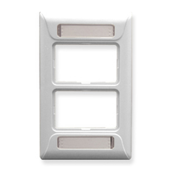 ICC IC108F02WH White switch plate/outlet cover
