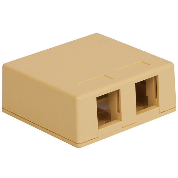 ICC IC107BC2IV Ivory outlet box