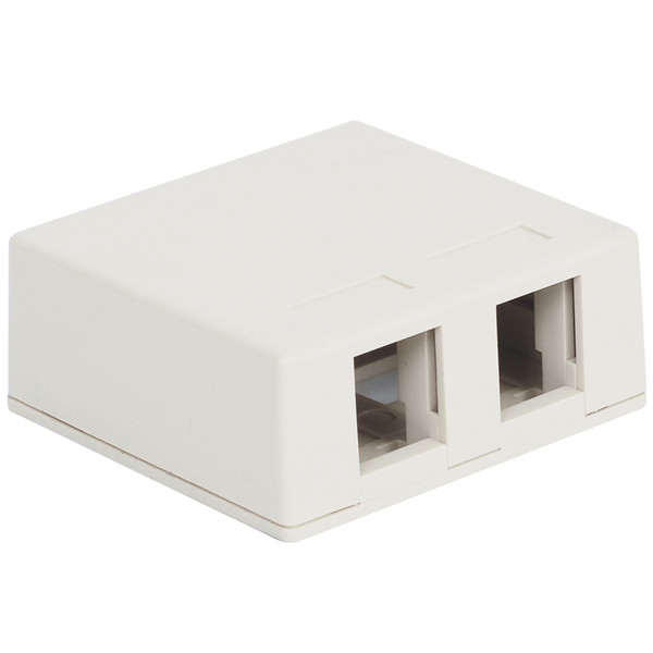 ICC IC107BC2WH White outlet box
