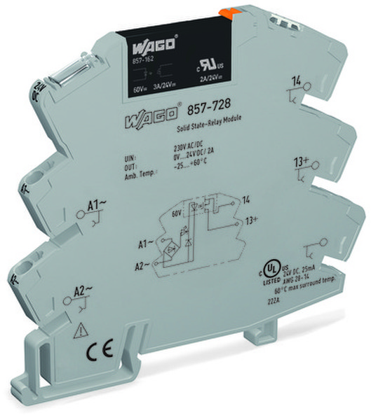 Wago 857-728 Grey electrical relay