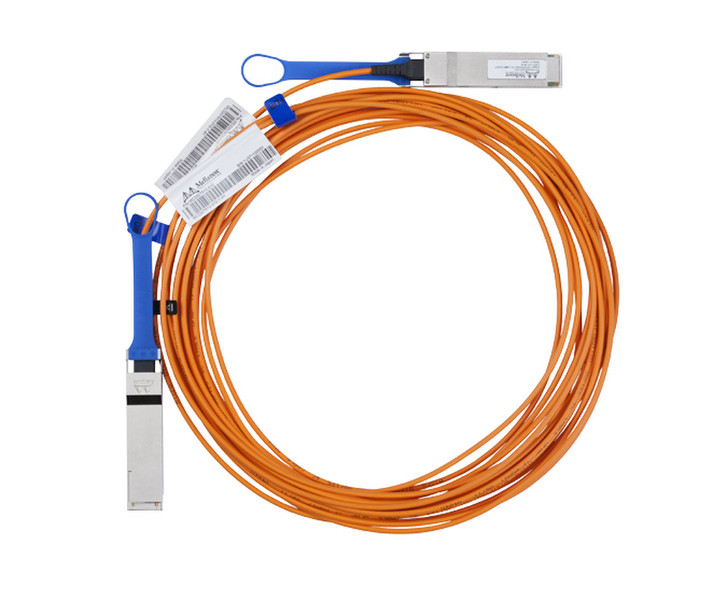 Mellanox Technologies LinkX 10м QSFP QSFP Оранжевый InfiniBand кабель