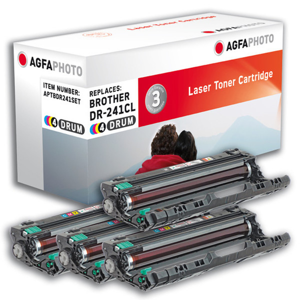 AgfaPhoto APTBDR241SET 60000pages Black,Cyan,Magenta,Yellow drum