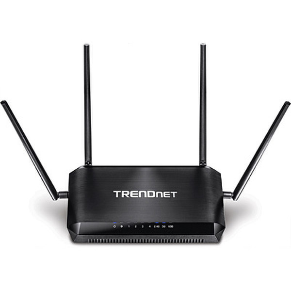 Trendnet AC2600 StreamBoost Gigabit Ethernet Black wireless router