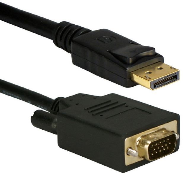 QVS 10ft. DisplayPort - VGA m/m