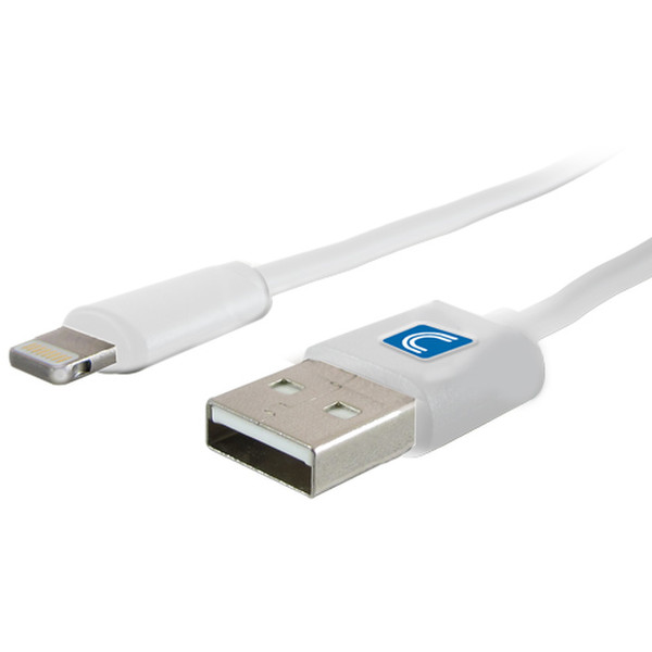 Comprehensive LTNG-USBA-3ST 0.9м USB A Lightning Белый кабель USB
