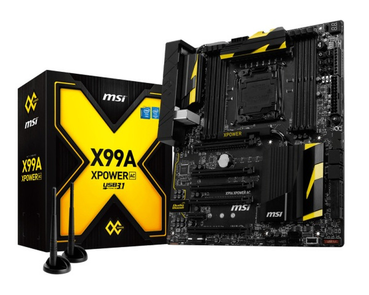 MSI X99A XPOWER AC Intel X99 LGA 2011-v3 Extended ATX motherboard