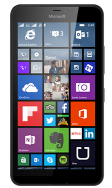 Microsoft Lumia 640 XL Dual-SIM 8GB Schwarz