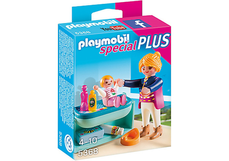Playmobil SpecialPlus Mutter mit Baby-Wickeltisch