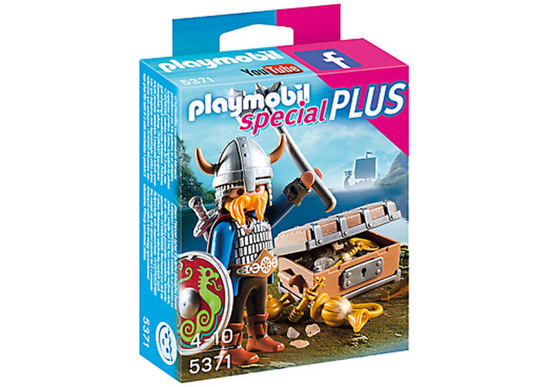 Playmobil SpecialPlus Viking with Treasure 1шт фигурка для конструкторов
