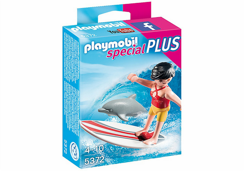 Playmobil SpecialPlus Surfer with Surf Board 1шт фигурка для конструкторов