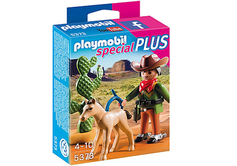 Playmobil SpecialPlus Cowboy with Foal 1шт фигурка для конструкторов