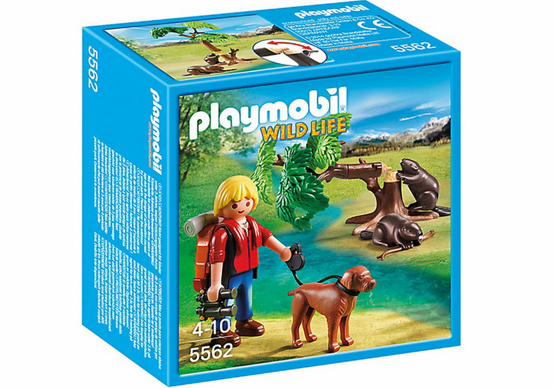 Playmobil Wild Life Beavers with Backpacker