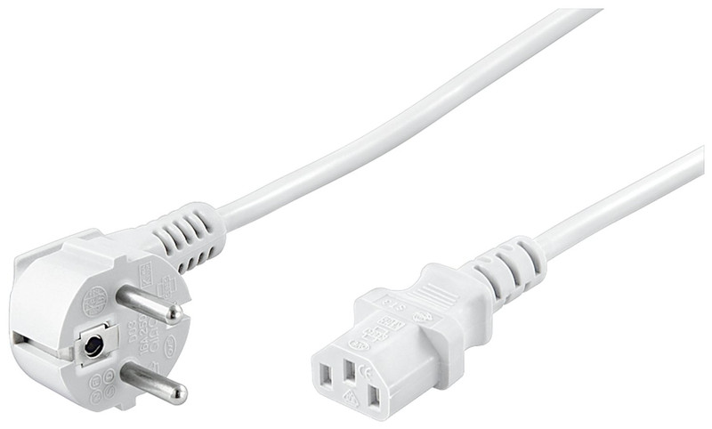 1aTTack 7951408 2m C13 coupler White power cable