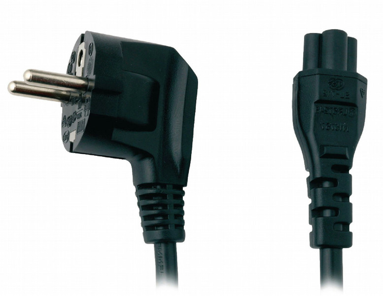 Bandridge BPL2505 5m CEE7/7 Schuko C5 coupler Black power cable