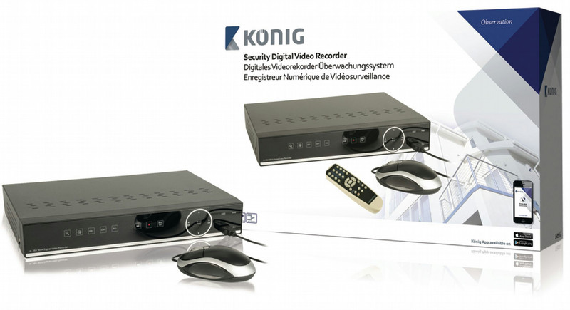 König SAS-DVR1016 цифровой видеомагнитофон