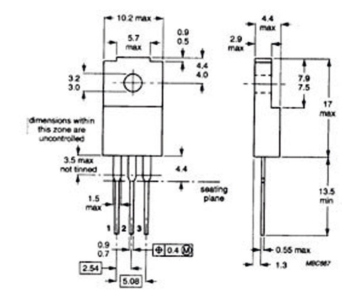 STMicroelectronics STP7NK80ZFP-ST Transistor