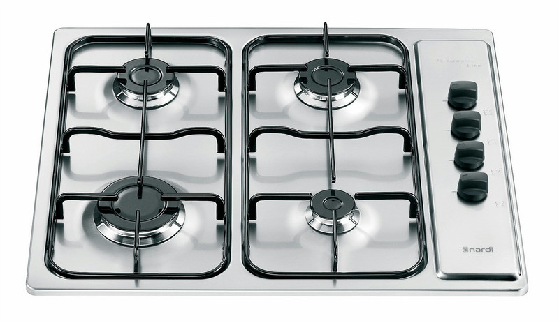 Nardi CH 40 AVX Eingebaut Gas Schwarz, Edelstahl