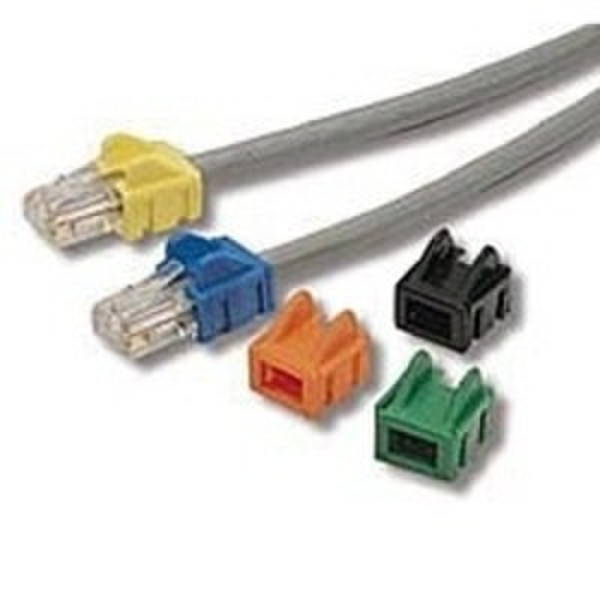 C2G RJ45 Cat5 Patch Cord Boot Red Rot Kabelklammer