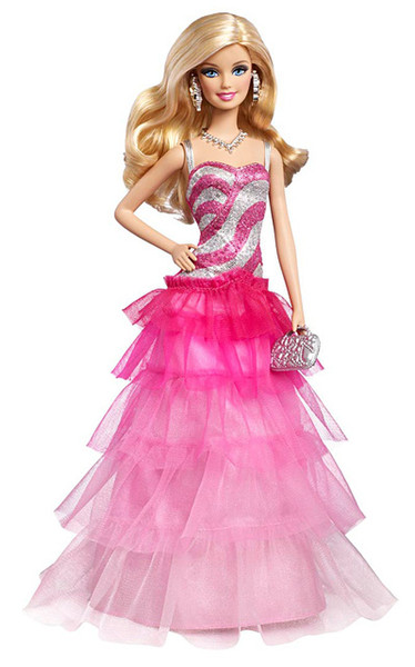 Mattel Ruffle Gown Разноцветный кукла