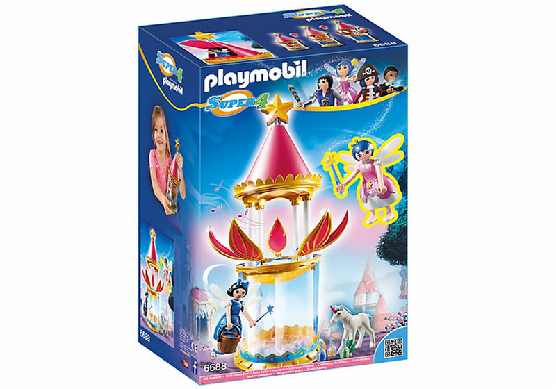 Playmobil Super 4 Musical Flower Tower with Twinkle