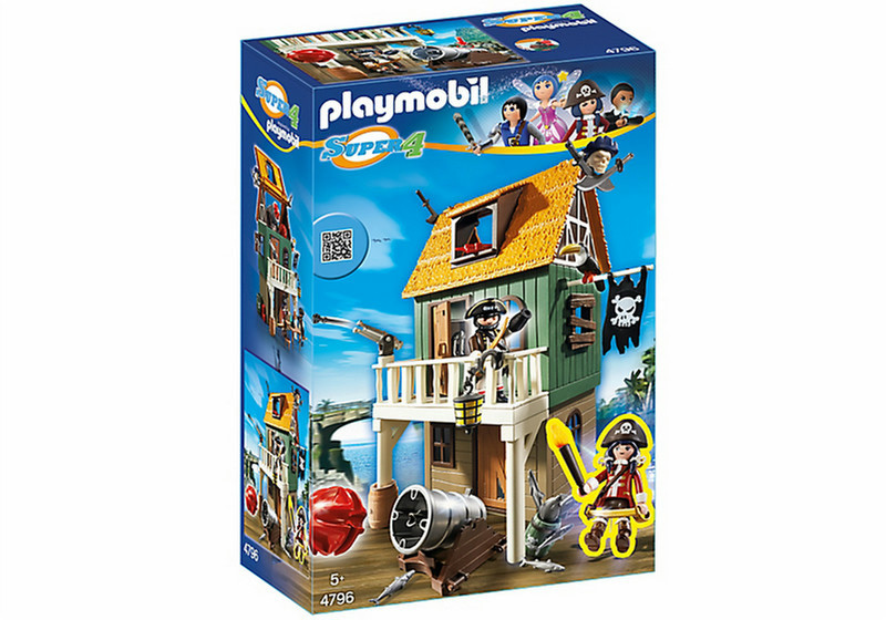 Playmobil Super 4 Camouflage Pirate Fort with Ruby