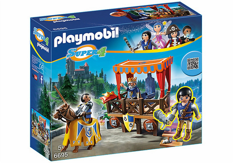 Playmobil Super 4 Royal Tribune with Alex