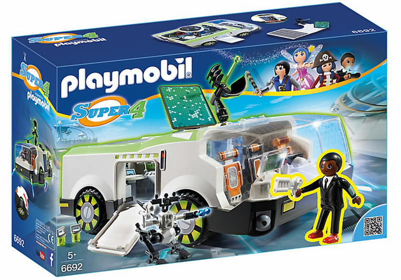 Playmobil Super 4 Techno Chameleon with Gene