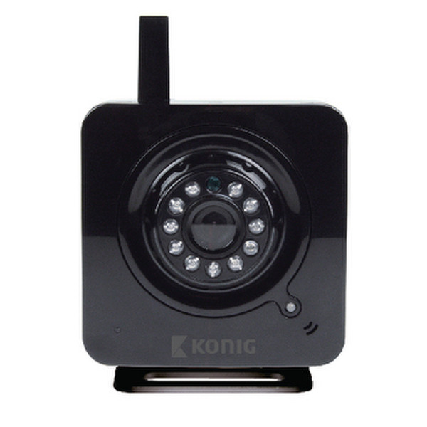 König SAS-IPCAM100B IP security camera Indoor Cube Black security camera