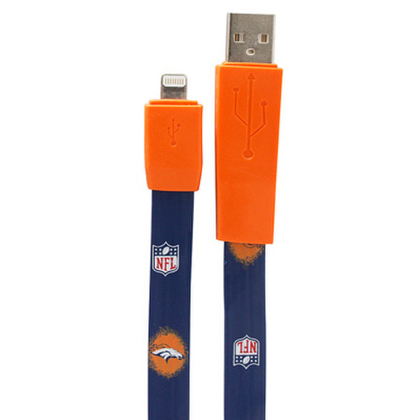 Ginga NF14CD03IPH5-DE 1м USB A Lightning Синий, Оранжевый кабель USB