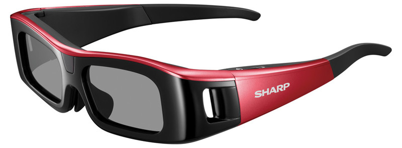 Sharp AN-3DG10-R Black,Red 1pc(s) stereoscopic 3D glasses