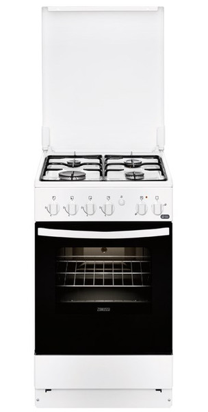 Zanussi ZCK540G1WA Отдельностоящий Gas hob A Белый кухонная плита