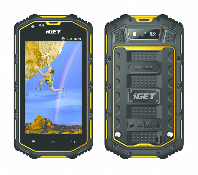 iGET ARMOR T40 8GB Grey,Yellow smartphone