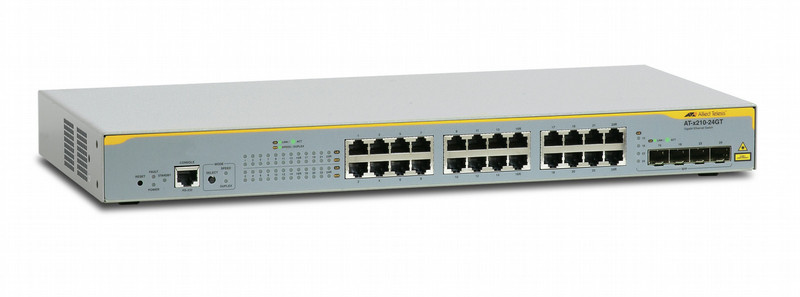 Allied Telesis AT-x210-24GT-50 Управляемый L2+ Gigabit Ethernet (10/100/1000) 1U Серый